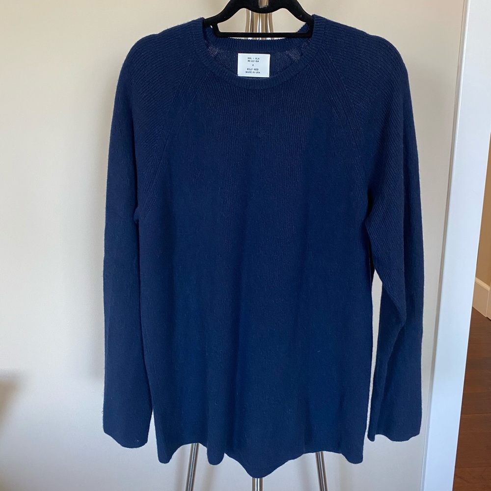 BILLY REID CASHMERE LONG SLEEVE SWEATER